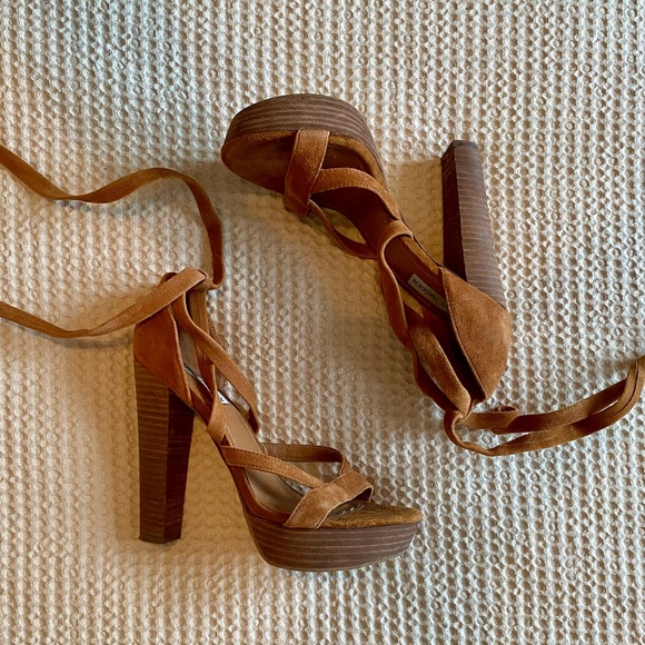Steve Madden Strappy Platform Heels - Picture 4 of 8